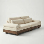 Draycott Solid Wood Fabric Sofa