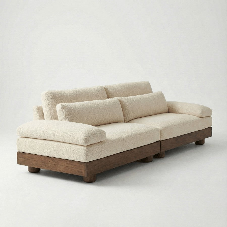 Draycott Solid Wood Fabric Sofa