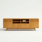 Novar contemporary oak TV cabinet — source image 4