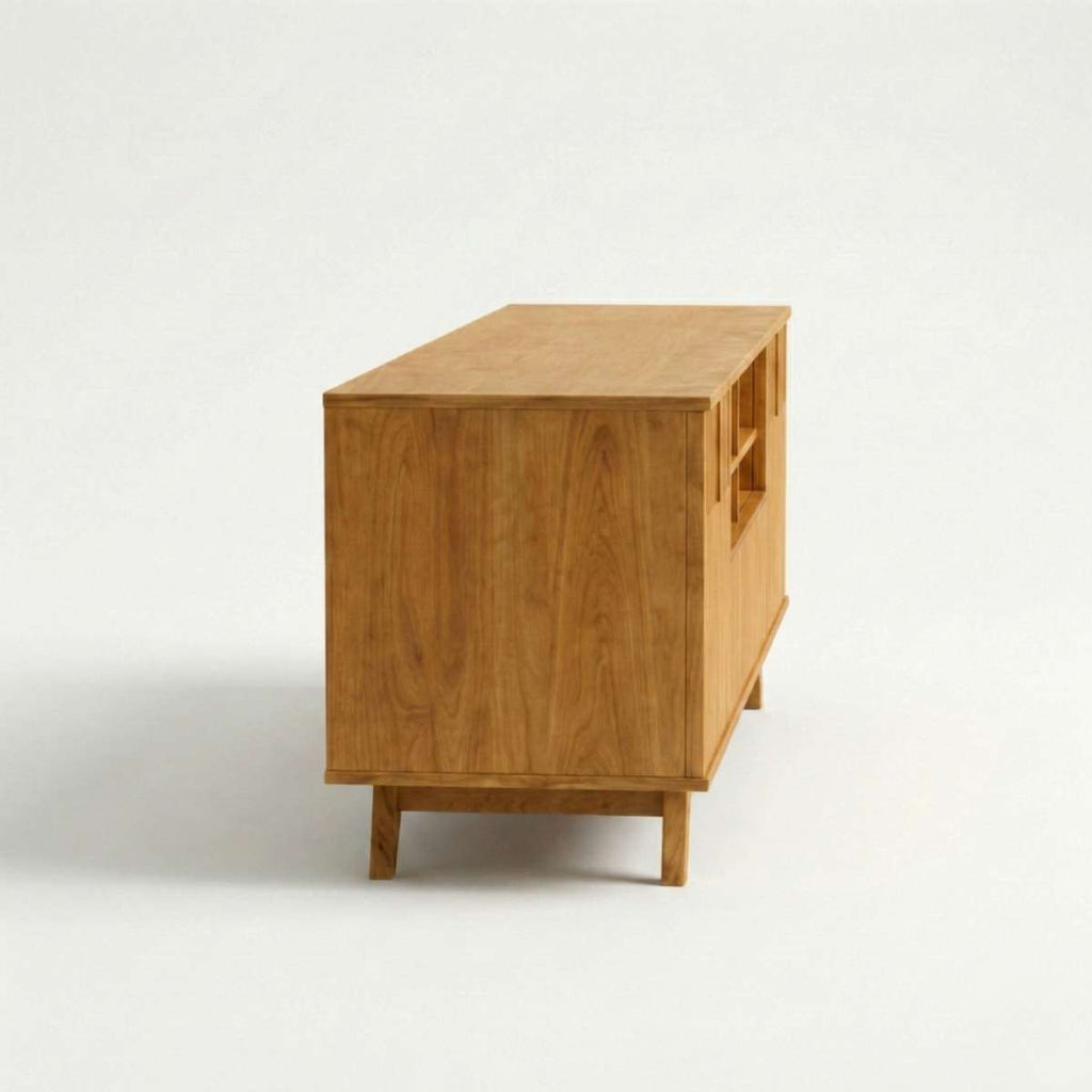 Novar contemporary oak TV cabinet — source image 5