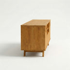 Novar contemporary oak TV cabinet — source image 5