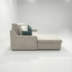 Silchester Solid Wood Upholstered L-Shape Sofa