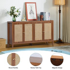 Adouer Wood multi-use adjustable shelf sideboard — source image 3