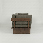 Harlow Solid Wood Upholstered Sofa