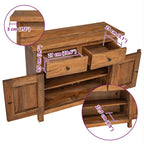 Adouer reclaimed-style buffet cabinet — source image 6