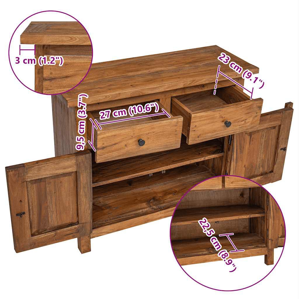 Adouer reclaimed-style buffet cabinet — source image 6