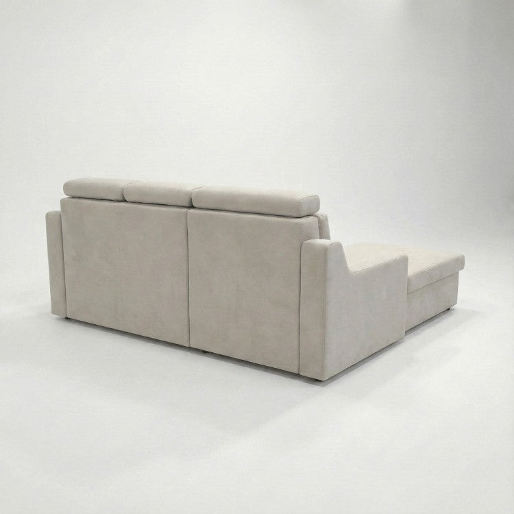 Silchester Solid Wood Upholstered L-Shape Sofa