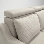 Silchester Solid Wood Upholstered L-Shape Sofa