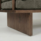 Harlow Solid Wood Upholstered Sofa