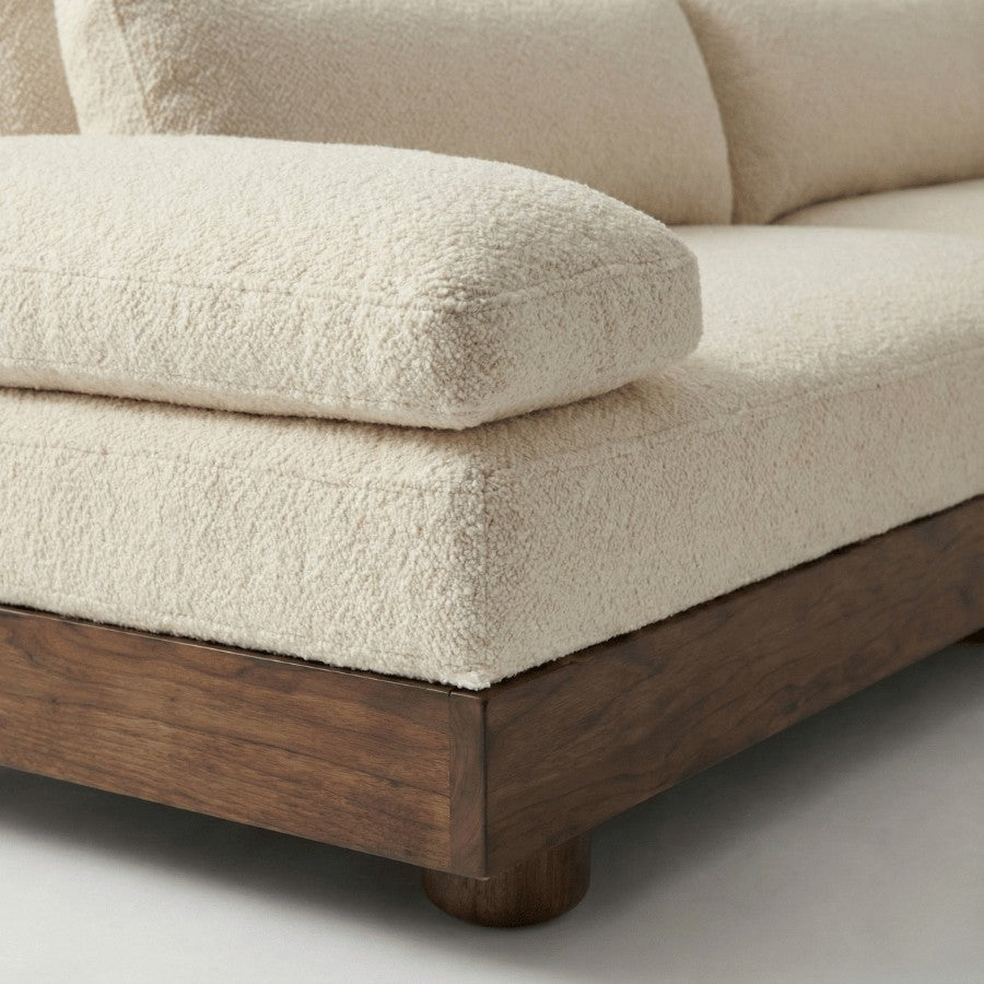 Draycott Solid Wood Fabric Sofa