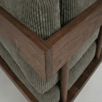 Harlow Solid Wood Upholstered Sofa