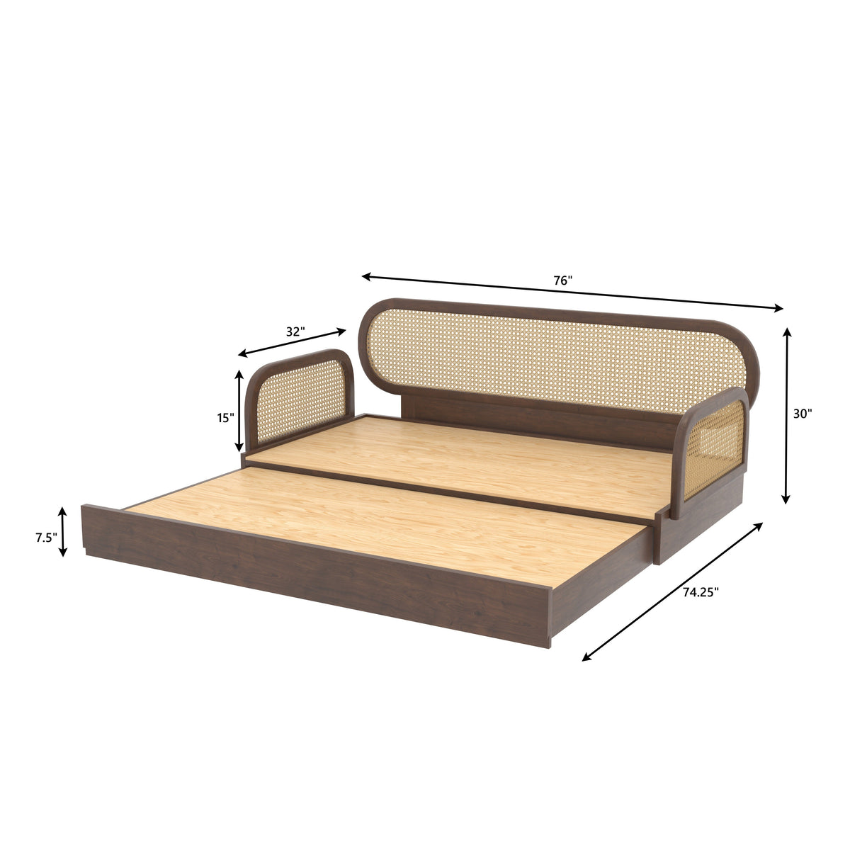 Brayton sofa cum bed, detail