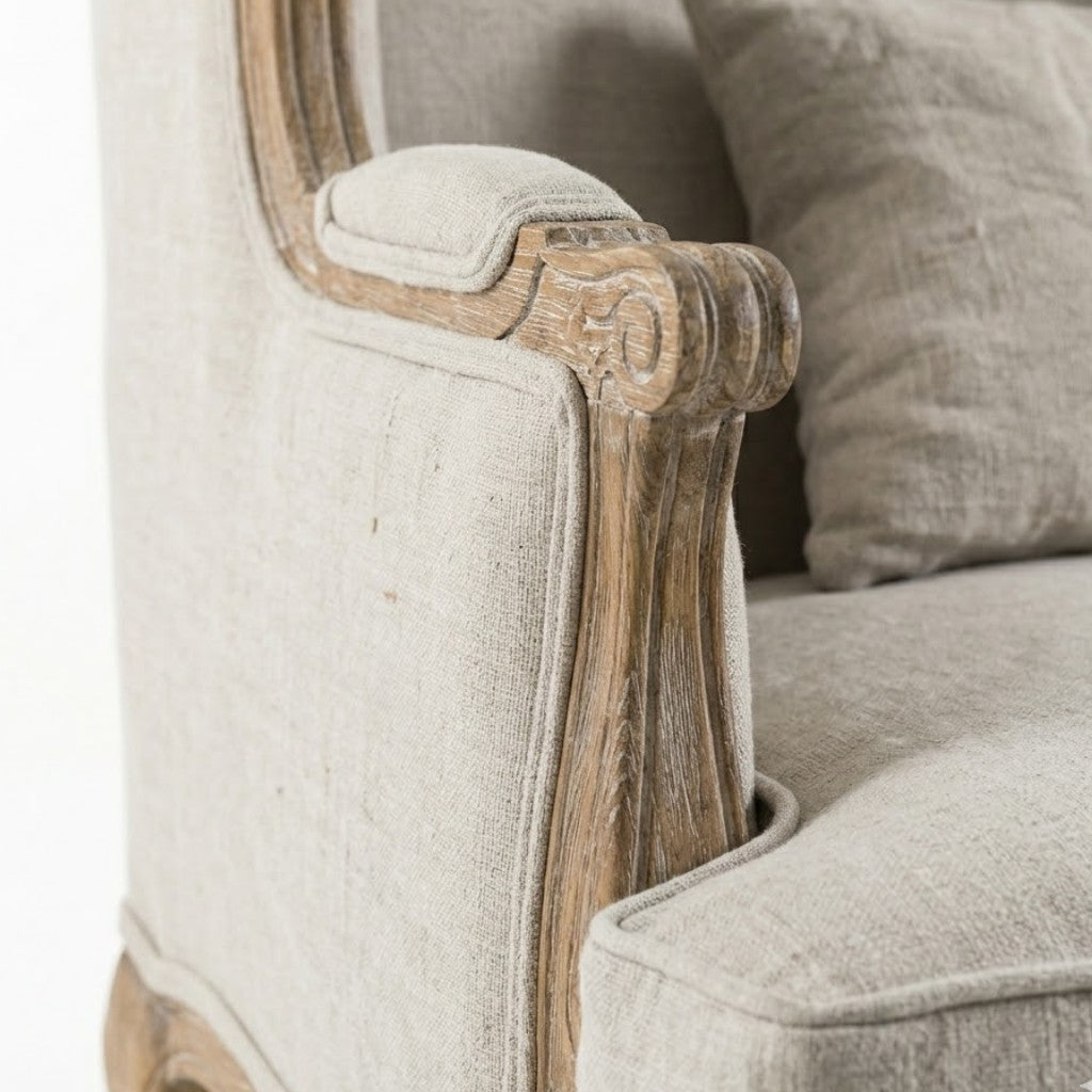 Grantham armchair, detail