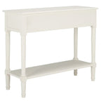 Adouer sheesham white carved-leg console table — source image 5
