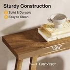 Adouer acacia multi-use console table with shelf — source image 5