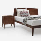 Dunsford Chamfered Edge Teakwood Bed