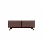 Homecrest Sturton velvet sofa in a rectangular Chesterfield style with dark wooden legs on a white background