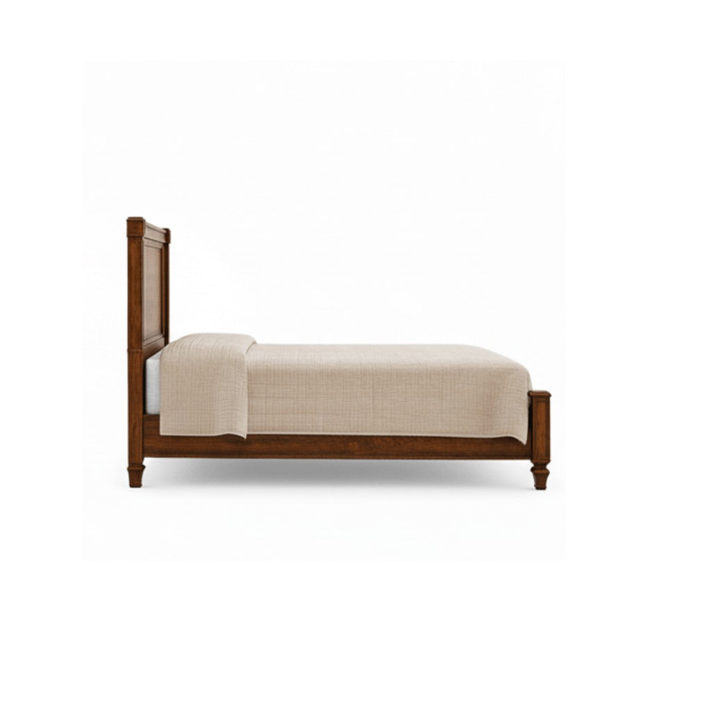 Lenham — Sheesham Wood Bed with Tall Panel Headboard