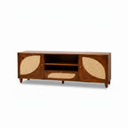 Aldon cane webbing TV cabinet — source image 4