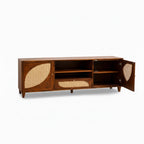 Aldon cane webbing TV cabinet — source image 5