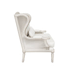Ridlington — Solid Wood & Rattan Armchair