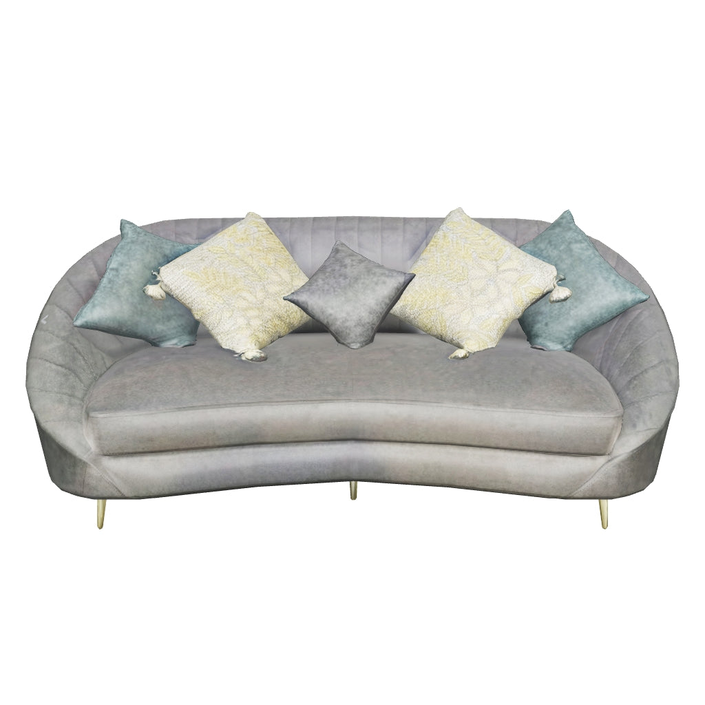 Calvert — Curved Channel-Back Sofa