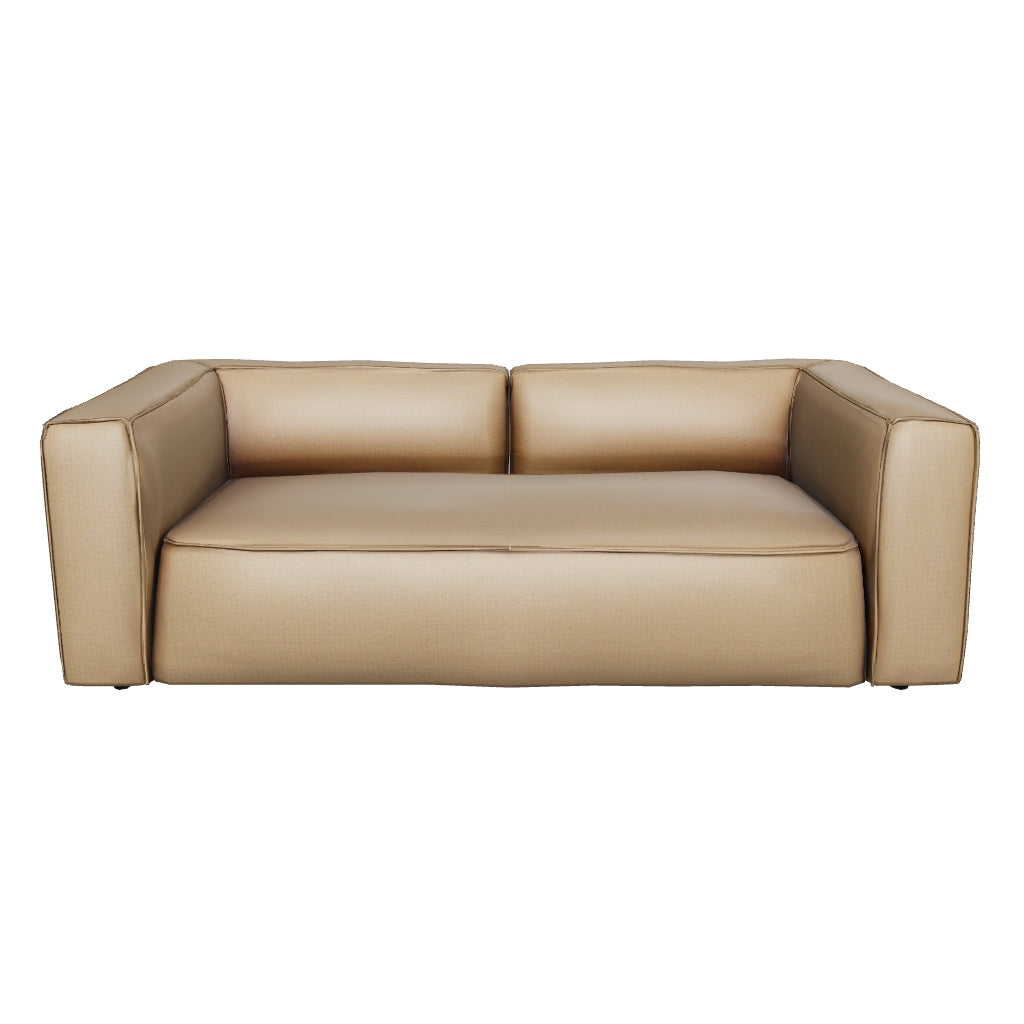Manhattan — Three-Seater Sofa in Saddle