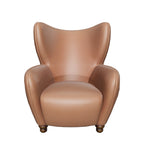 Yannick — Wing-Arm Velvet Accent Chair