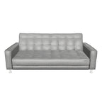 Kesler — Chrome-Leg Sofa Cum Bed