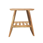 Marlin — A-Frame Acacia Bedside Table