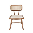 Ashlin — Charcoal Teak & Wicker Dining Chair