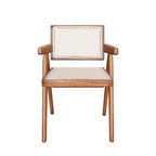 Cavendish — Teak Wood & Wicker Accent Chair