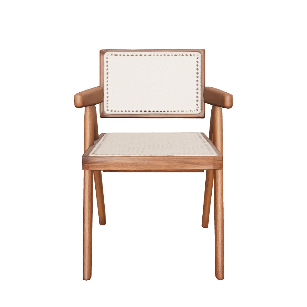 Cavendish — Teak Wood & Wicker Accent Chair