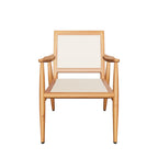 Semley — Teak Wood & Wicker Armchair