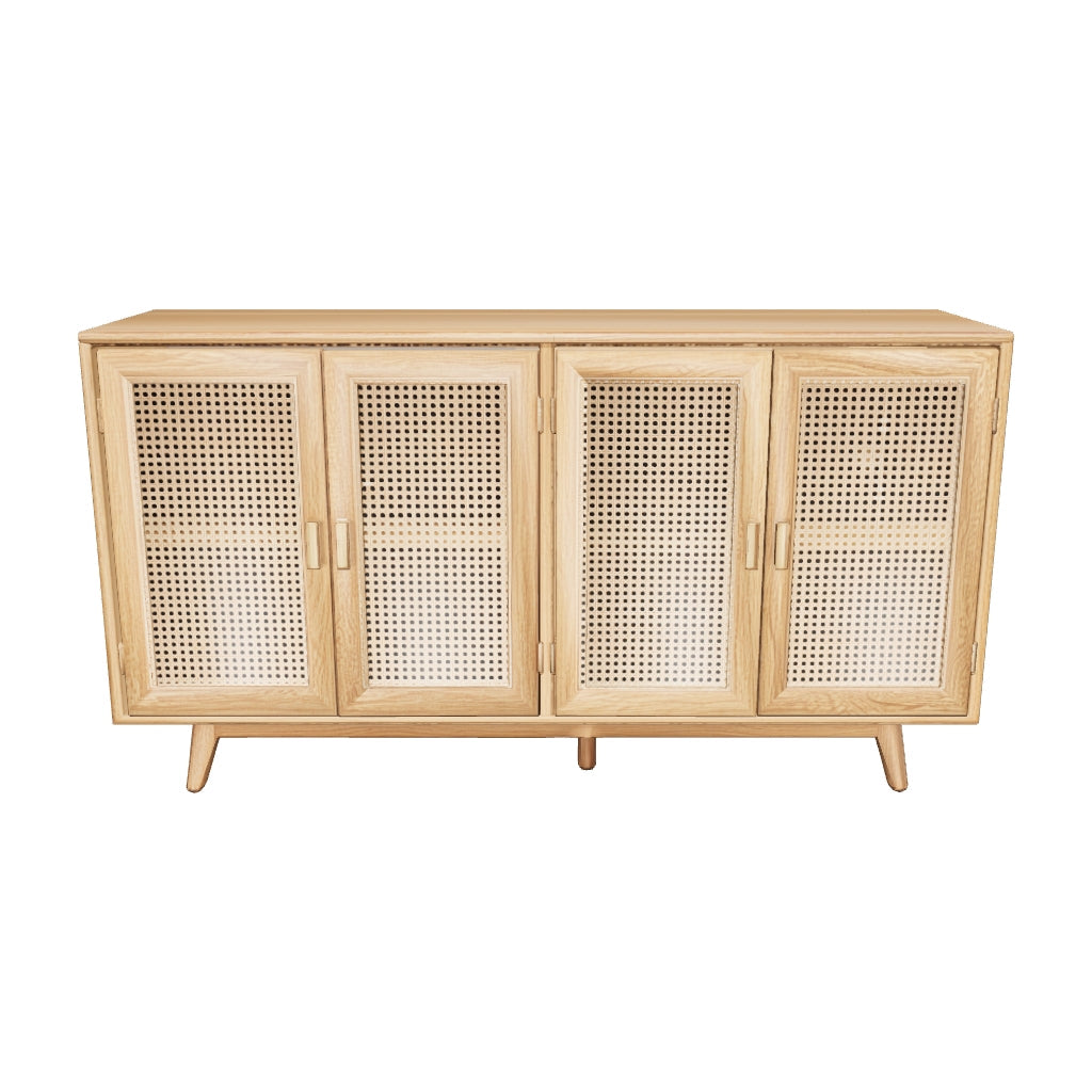 Emsley — Cane Four-Door Sideboard
