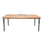 Ellis — Turned-Leg Teak Dining Table